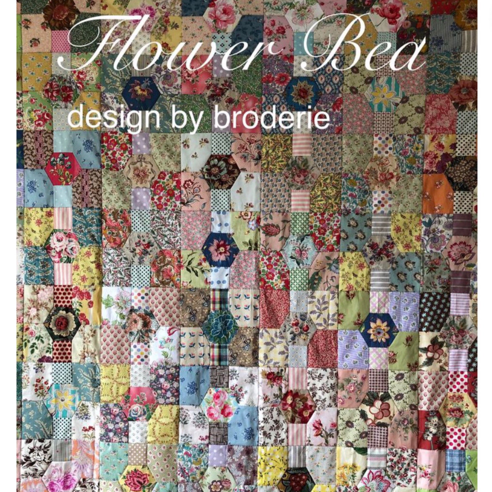 Flower Bed Quilt Pattern Broderie Nuno Nuno