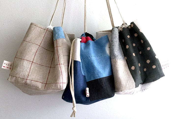 Modern Japanese Rice Pouch Pattern by kzstevens Nuno Nuno